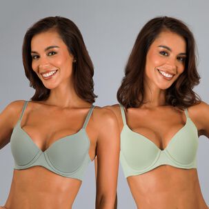 Pack 2x Sosten Perfect Cover Micro Flores Mujer 25631-275